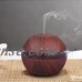200ml Aroma Essential Oil Diffuser, Wood Grain Ultrasonic Cool Mist Humidifier Air Aromatherapy Atomizer with LED Light for Office Home Bedroom Living Room Study Yoga Spa   